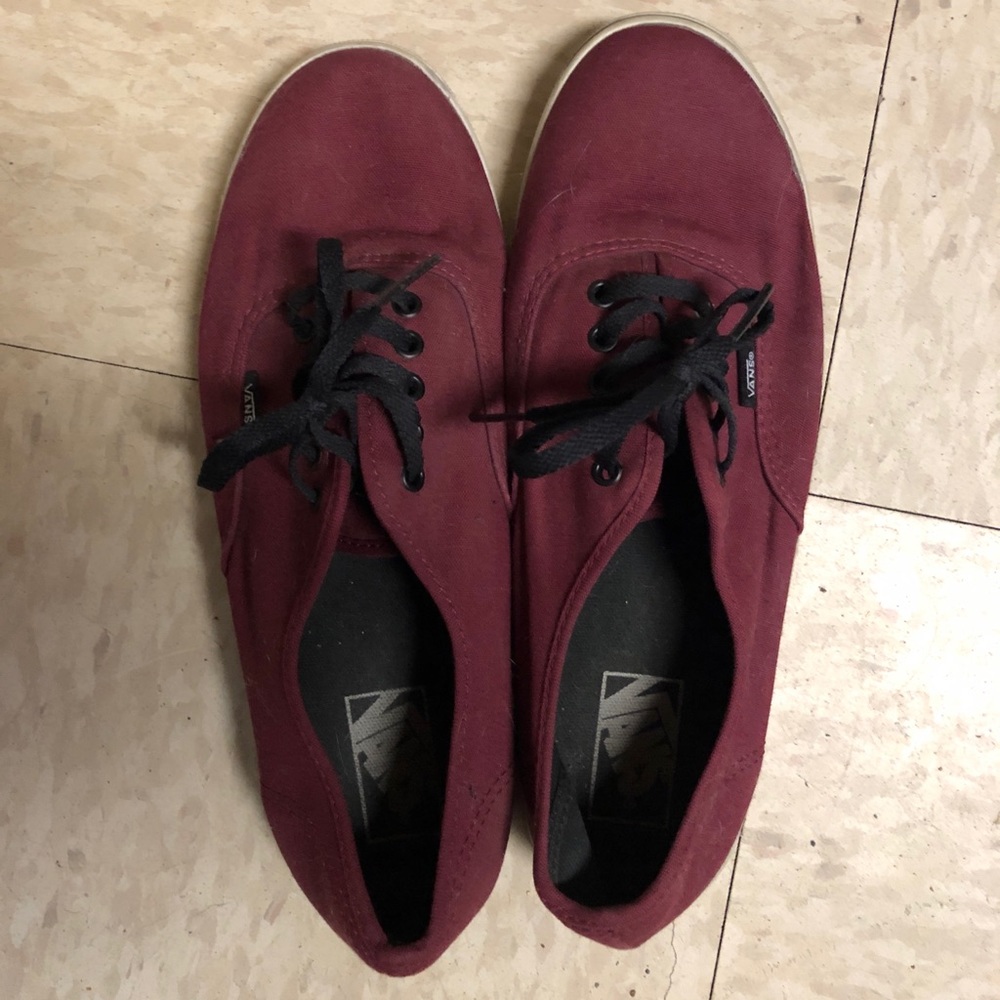 Maroon Vans